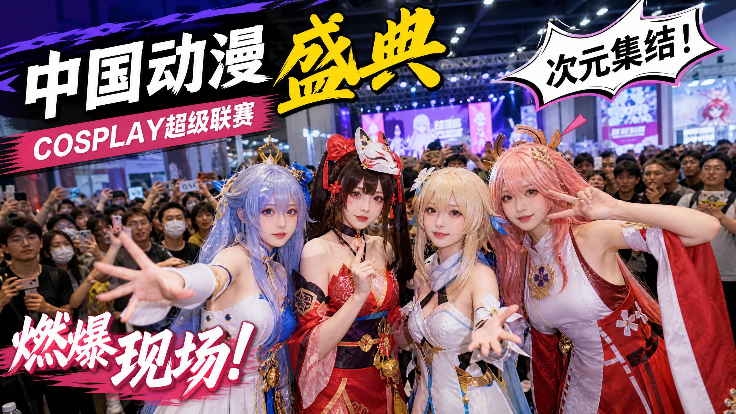 四虎视频动漫cosplay视频-二次元盛典现场